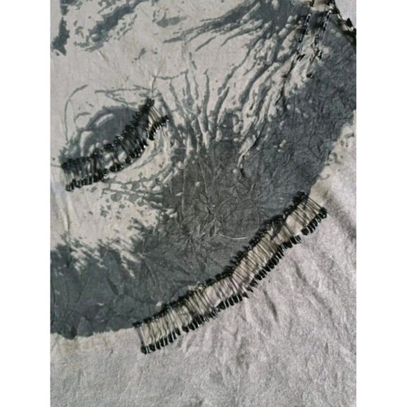 Sean John T-Shirt Men's XL Safety Pinned Rhino Gray Short Sleeve - Picture 3 of 9